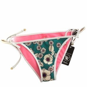 👙NWT Wildfox Retro 60s Swimsuit Bottom Lrg